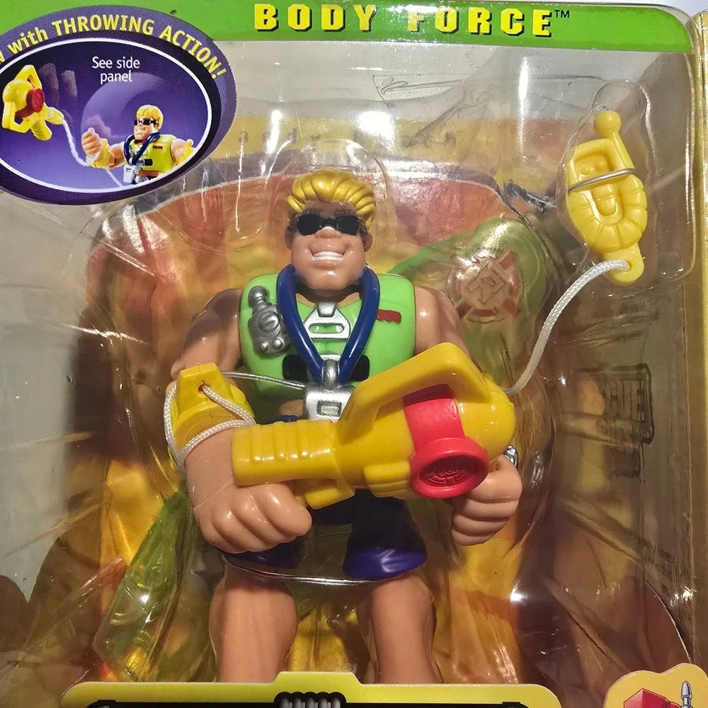 Fisher Price Rescue Heroes Body Force Sandy Beach Action Figure Free Video‎
